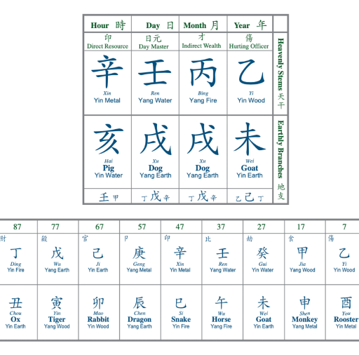 Luck Pillars: Your Life's Timeline