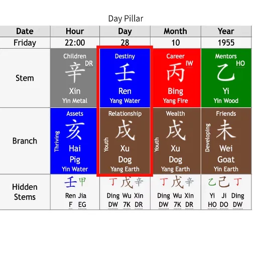Ren Water Day Master (Yang Water 壬水): A Complete BaZi Guide